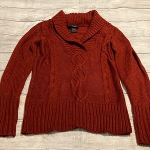 Womens Maroon Sweater L